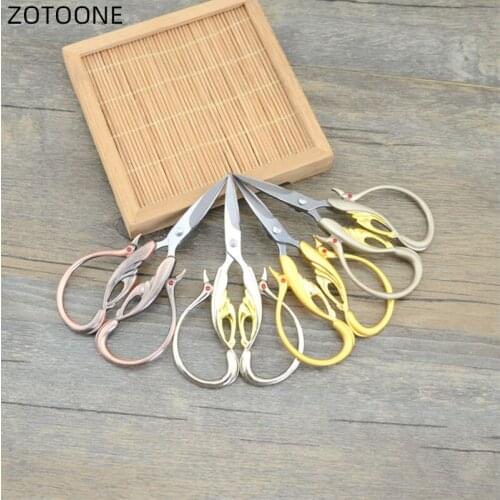 Dressmaking Vintage Embroidery Fabric Scissors Household Sewing Scissors for Cut Cloth Stainless Steel Thread Gold School G