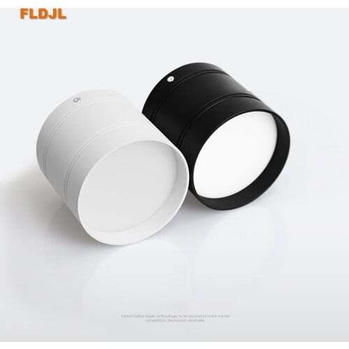 Dimmable LED ceiling downlight 5W 7W 9W 12W 18W 24W non-open hole surface mounted LED ceiling light 110V 220V decorative light