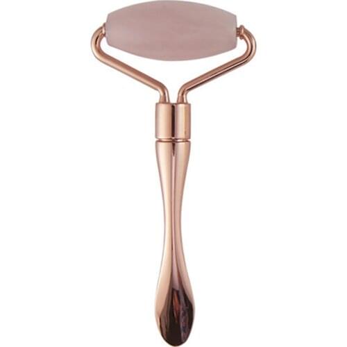 Pink Crystal Jade Roller Face Lift Massage Roller Eye Cream Applicator Spatulas Facial Mask Spoon Skin Care Tools