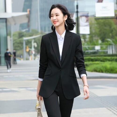 SOWXWV Women's Business Trouser Suits
