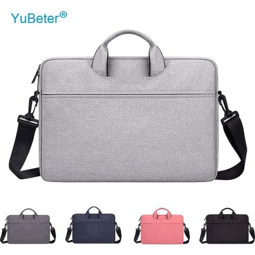 YuBeter Laptop Bags Notebook Sleeve for MacBook Air Pro 11 12 13 14 15.6 Inch PC Cases Computer Shoulder Pouch Briefcase Handbag