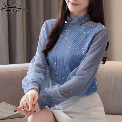 SURWENYUE Polka Dot Blouses