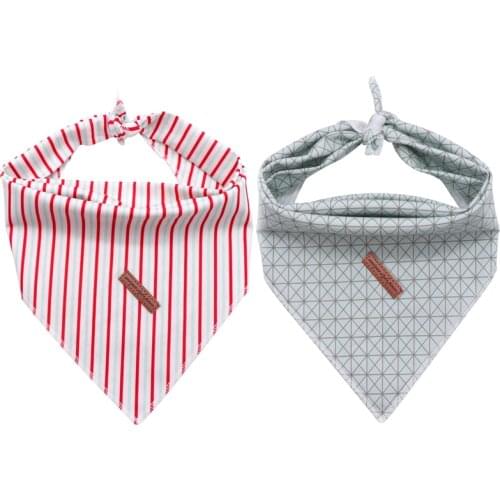 Unique Style Paws Dog & Cat Small Bandana Scarf Adjustable Dog Bandana Christmas Personalized Pet Products