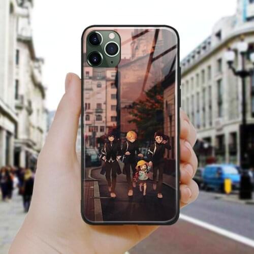 Real life fanarts Demon Slayer Soft Silicone Glass Phone Case Cover Shell For iPhone SE 6 6s 7 8 Plus X XR XS 11 12 Mini Pro Max