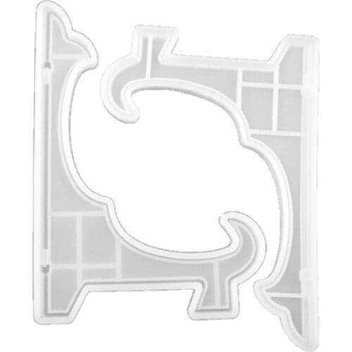 1 Pair Display Stand Pictures Frame Holder Silicone Epoxy Resin Mold Casting Mold Folding Jewelry Rack Silicone Mold