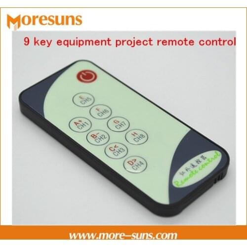 Free Ship 10pcs 9 key equipment project remote control/send C reference code 8 m launch Small infrared remote control