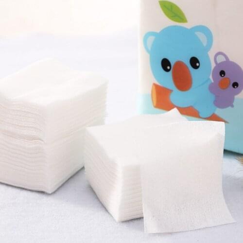 500pcs/pack Cotton Makeup Cotton Wipes Soft Makeup Remover Pads Facial Cleansing Paper Wipe Skin Care Remove With Retail Packing