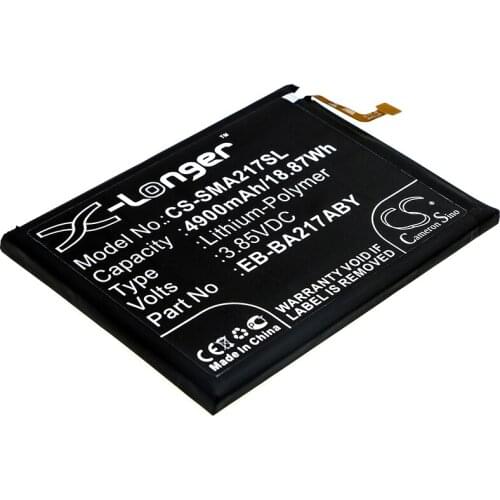 CS 4900mAh/18.87Wh battery for Samsung Galaxy A21s 2020,SM-A217F,SM-A217F/DS,SM-A217F/DSN EB-BA217ABY,GH82-22989A