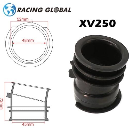 ALCON-XV250 Adapter Air filter Intake Connecting Pipe Manifold Interface For Yamaha Virago XV250 XV125 1990-2010 Carburetor