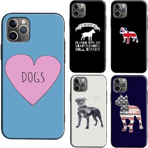 American Staffordshire Terrier Case For iPhone 11 12 Pro Max mini SE 2020 6S 8 7 Plus X XR XS Max Back Cover Shell