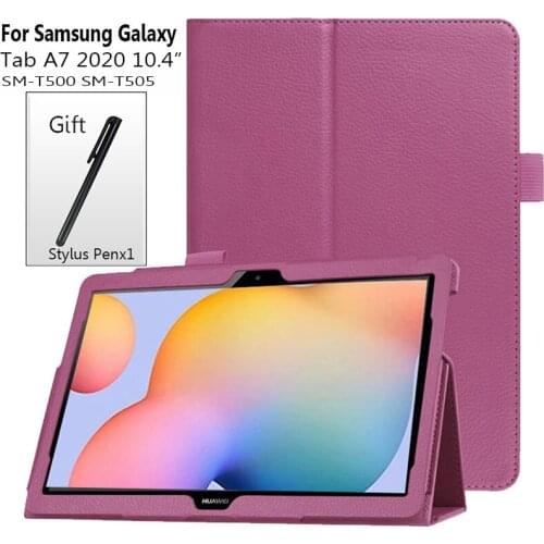 For Samsung Galaxy Tab A7 10.4 2020 Tablet Case SM-T500 SM-T505 Leather Smart Stand For Fundas Samsung Tab A7 Cover T500