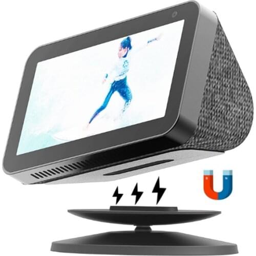 GGMM Stand Mount Bracket for Amazon Echo Show 8 Holder for Show 5 Anti-Slip Base Magnetic Adjustable Rotatable Speaker Holder