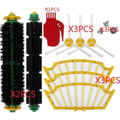 Hepa Filter Main Side Brush for iRobot Roomba 500 Series 510 520 530 535 532 550 560 570 580 590 Robot Vacuum Cleaner