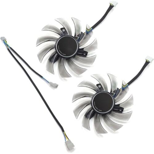 75mm GA81S2U DC 12V 0.35A 4Pin Cooler Fan 40x40x40MM For ZOTAC GTX 970 Graphics Video Card Fans Whosale&Dropship