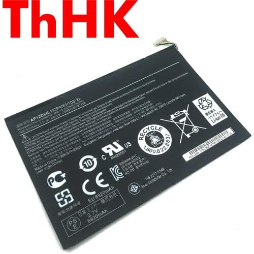 Genuine Original 27WH AP12D8K Laptop Battery For Acer Iconia Tab A3-A10 A3-A11 W510 W510P Table