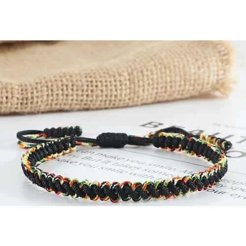 Original Tibetan Buddhist Bracelet Adjustable Handmade Lucky Rope Charms Women Thread Bracelets&Bangles for Men Couples Jewelry