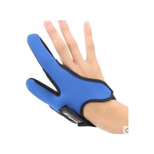 100pcs/lot Double Fingers Fishing Gloves Sea Outdoor Hunting Camping Tow Fingers Fish Glove Men Two Finger Breathable Fish Glove