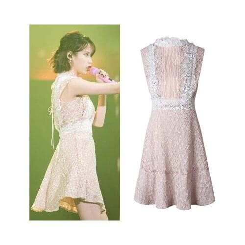 Dress for women DEL LUNA Hotel same IU Lee Ji Eun summer Pregnant Maternity temperament woman TV Korean same dress