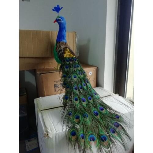Real life red mouth peacocks bird model foam&feather simulation peacocks gift about 80cm xf3001