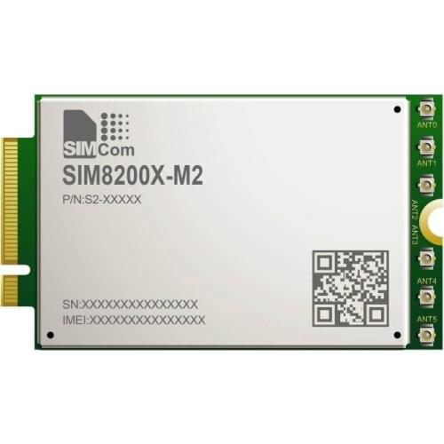 SIM8200-M2 SIMCom Original 5G Module, M.2 Form Factor, High Throughput Data Communication