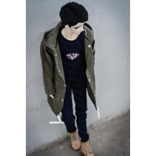 [wamami] Street Mix And Match Prted Hooded Cardigan 1/3 1/4 SD17 Male BJD Dolls