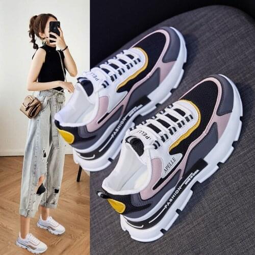 Womens Running Shoes , Increased Thick Sole Sport Shoes , Skateboarding Shoes , All Match Casual Shoes , Size 35-40