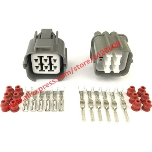 10 Sets 6189-0133 6188-0175 Female Male 6 Pin Waterproof Automotive Connector For Sumitomo Auto Plug