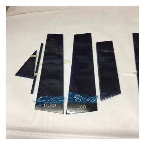 10PCS/SET Stainless Steel Window Middle Pillar Decorated Cover For Great Wall Haval H2S 2017 2018 CCA054