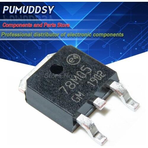 10PCS L78M05CDT TO252 L78M05 TO-252 78M05 POSITIVE VOLTAGE REGULATORS new and IC