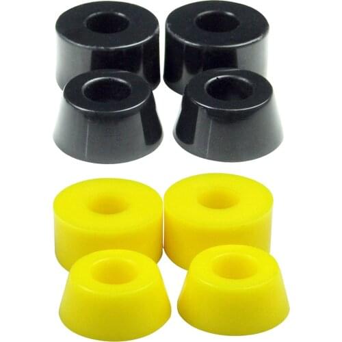 4pcs Skateboard Bushings Props feed tube 90A, yellow