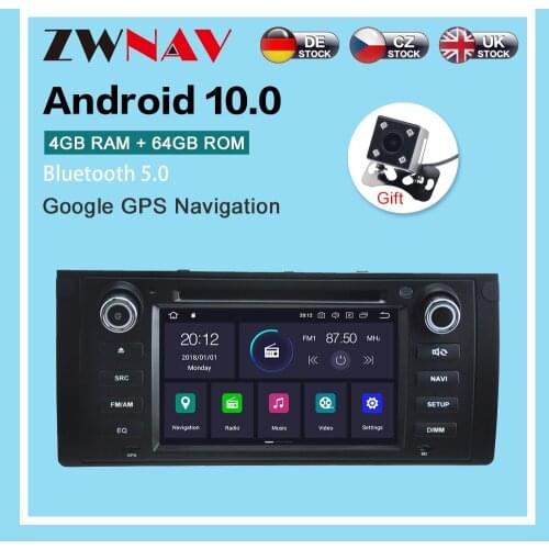 Android 10.0 4+64G Car Radio player GPS Navigation For BMW M5 E39 1995-2003 Multimedia Player Radio video stereo Head Unit dsp