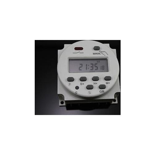 110VAC DIGITAL PROGRAMMABLE WEEKLY TIMER SWITCH 16A