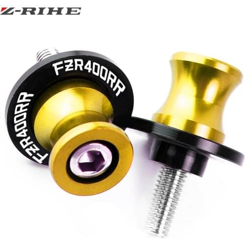 For YAMAHA FZR400RR FZR 400RR FZR400 RR YZF R1 FZ1 FAZER Motorcycle Accessories CNC Swingarm Sliders Spools Stand Screws
