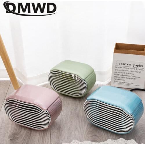 DMWD 800W 2Gear adjustable mini electric heater air warmer vertical heating stove Overheat protection desktop warm fan 110V/220V
