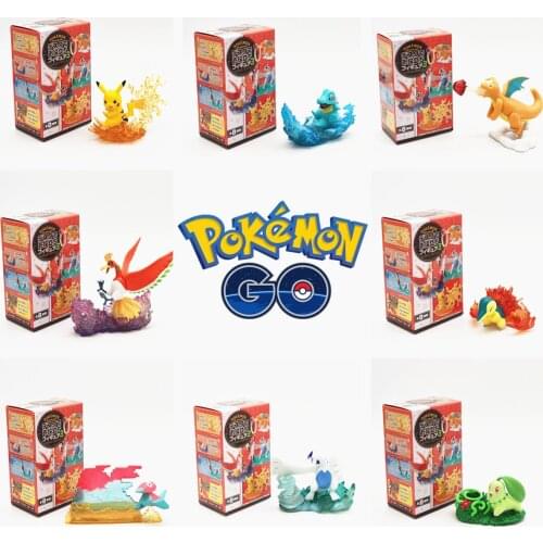 Pokemon Anime Toys Random Blind Box Surprise Boxed Pikachu Ho-Oh Chikorita Lugia Dragonite Doll Kawaii Birthday Gift Pen Holder