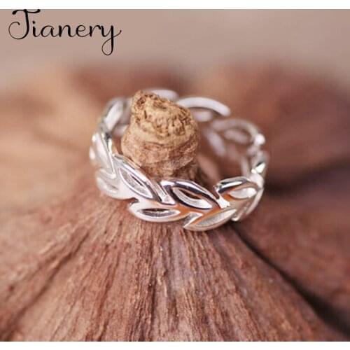 Hot Sale Bohemian New Charming Leaf Rings For Women Fashion Open Finger Rings Female Boho Jewelry 2021