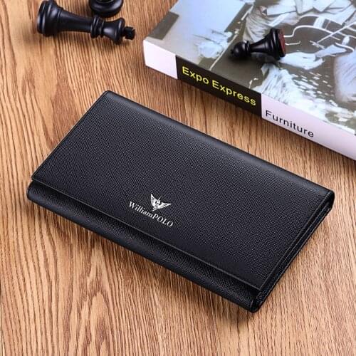 Leather Multi card card bag large capacity multi function credit card clip fashion hand bag
