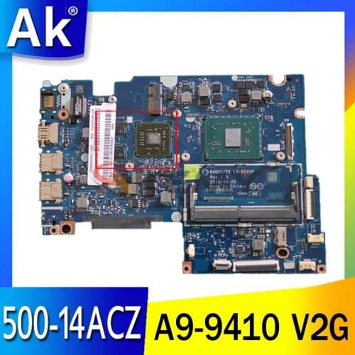 LA-D541P Mainboard for lenovo YOGA 500-14ACZ laptop motherboard A9-9410 V2G 5B20L80786 5B20J76037 2 5B20L80796 Test O