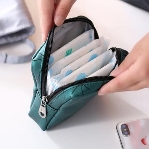 Multifunctional Sanitary Pad Bags Reusable Napkin Organizer Storage Bags Women Pad Pouch Bags Portable Makeup Bags