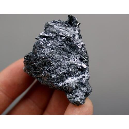 52g Natural rare Stibnite mineral specimen stones and crystals healing crystals quartz gemstones from China free shipping