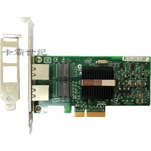 Original Intel Intel EXPI 9402PT 82571GB PCI-E Dual Port Gigabit Server Network Card