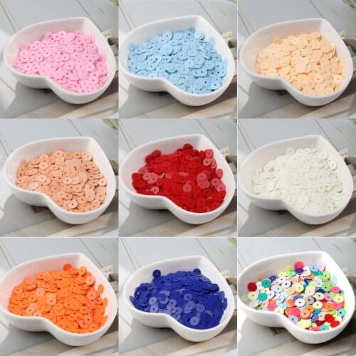 6.5mm DIY Sequins Round Paillettes Nail Decoration Sewing Wedding Dress Accessories DIY Sewing Material 700PCS