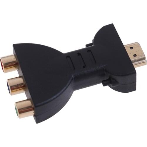MI male to 3 rgb rca video audio adapter av converter for 720p 1080ip 1080p hot sale