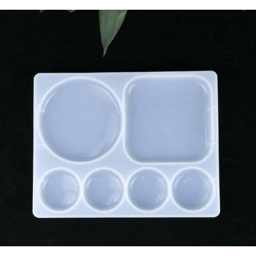 DIY Crystal Mirror Transparent Pendant Silicone Mold UV Resin epoxy molds for DIY Handmade Accessories Jewelry