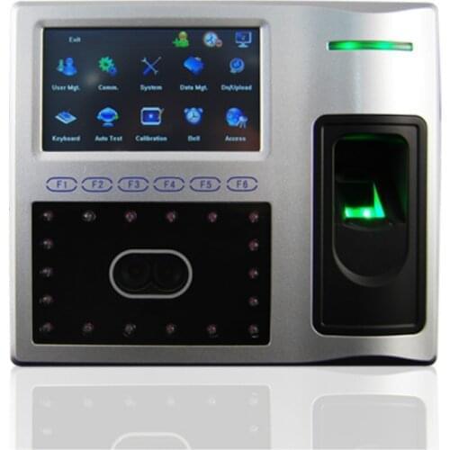 Multi-Biometric Face & Fingerprint Recognition ADMS Webser Attendance Access Control System with Wifi function
