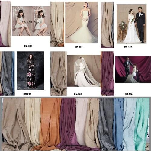 Tie-dye Printed Fabric Photography Backdrops Customized Grey Pro Dyed Muslin Cotton Vintage Background Photo Studio Photocall