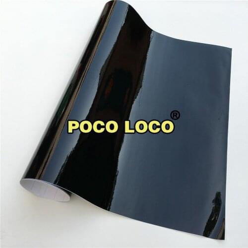 3Layers High glossy Black wrap Glossy Vinyl Film Wrap Sticker Sheet Car Body Films Sticker Decal With Air Release