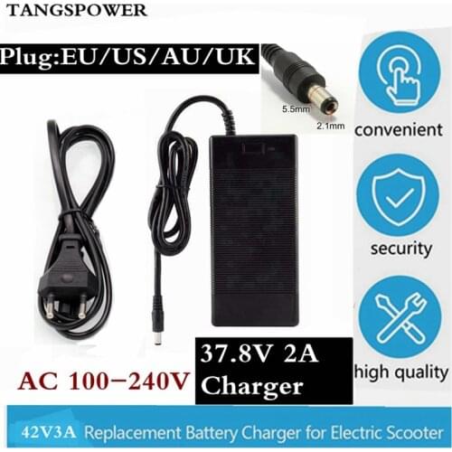 37.8V 2A Lead Acid Battery Charger / Accumulator Charger / Power / AC Adapter for Power Tool Adapter