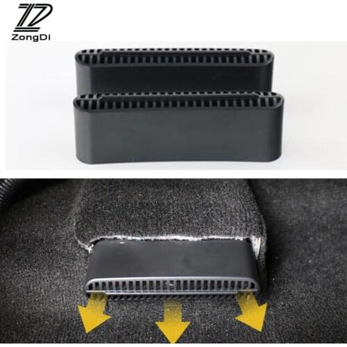 ZD 2pcs For Ford Explorer U502 Accessories 2011-2018 car seat air conditioner air outlet protective cover sticker