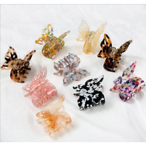 Female Hair Clip Butterfly Shaped Hairpin Headdress Headwear Hair Accessories for Girls